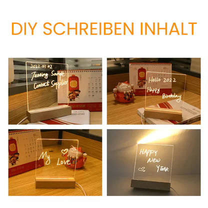 Transparant Acryl Notitiebord