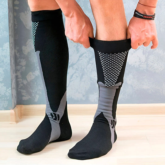 Unisex Compressiekousen voor Sport en Dagelijks Gebruik