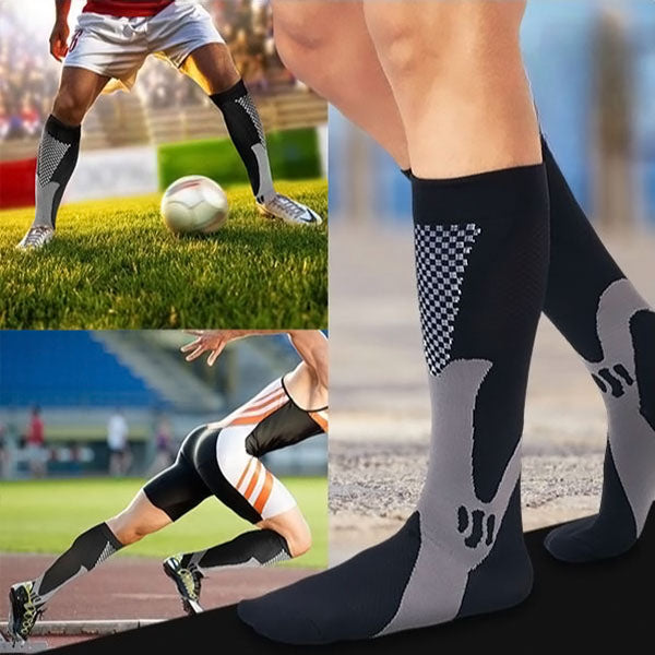 Unisex Compressiekousen voor Sport en Dagelijks Gebruik
