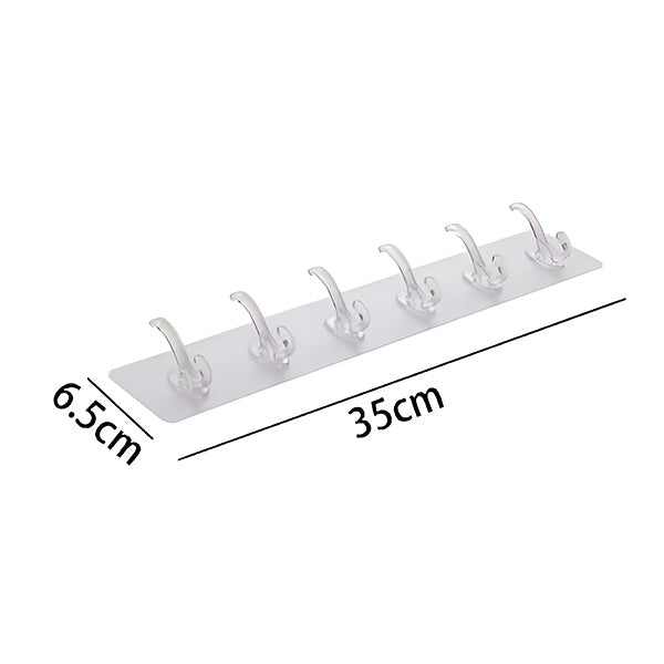 Zelfklevende Haakstrip (6 Stuks)