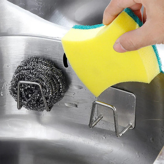 Schap voor Sponzen met Waterafvoer (4 Stuks)