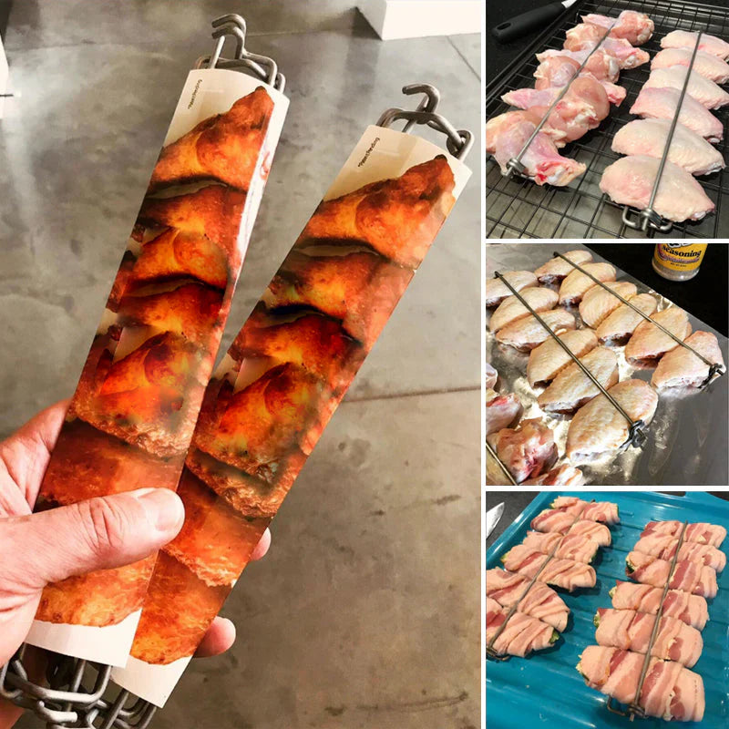 Robuuste Roestvrijstalen Barbecuevork voor Bbq & Kampvuur (3 Stuks)