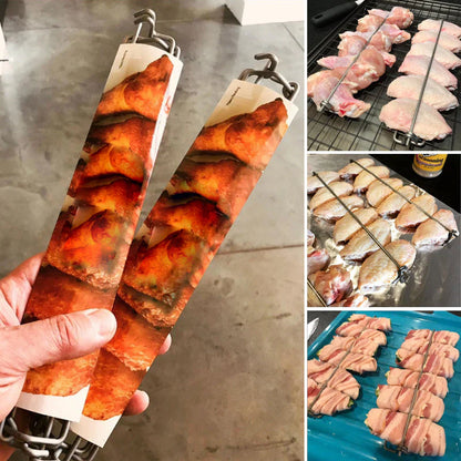 Robuuste Roestvrijstalen Barbecuevork voor Bbq & Kampvuur (3 Stuks)
