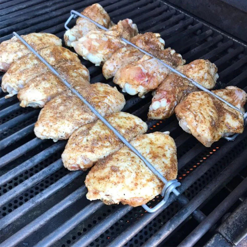 Robuuste Roestvrijstalen Barbecuevork voor Bbq & Kampvuur (3 Stuks)