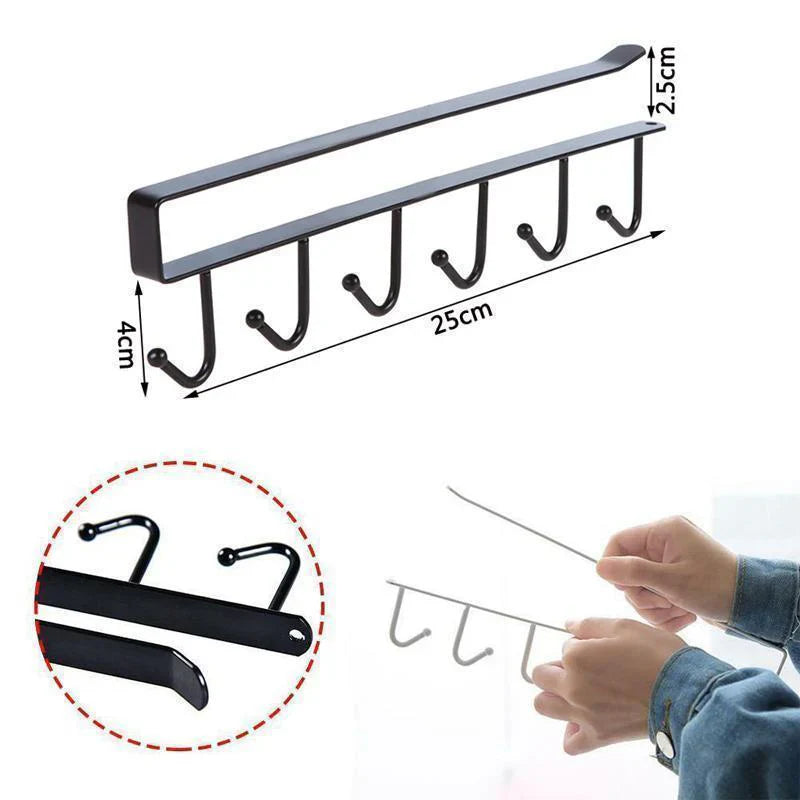 Dubbelpak Keukenhaken voor Kasten & Planken (2 Stuks)