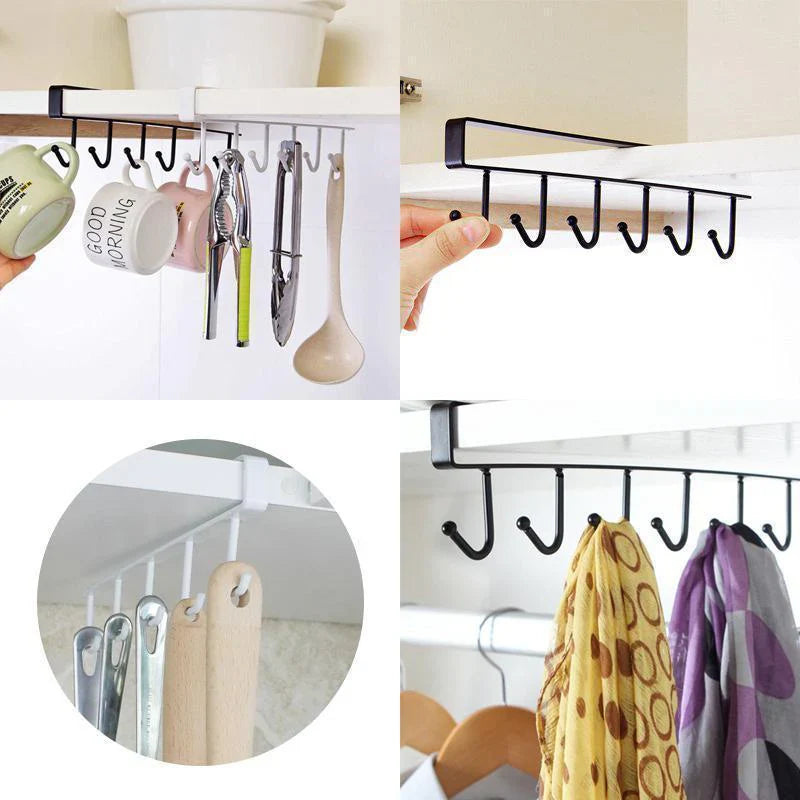 Dubbelpak Keukenhaken voor Kasten & Planken (2 Stuks)
