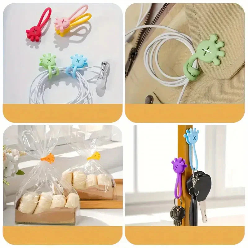 Kabelhouder met Sterke Magnetische Functie (5 Stuks)