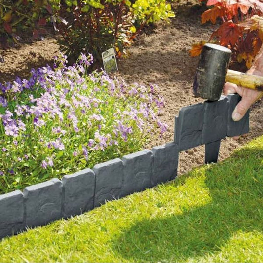 Decoratieve Graskanten in Steenlook (10 Stuks)