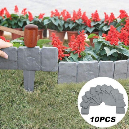 Decoratieve Graskanten in Steenlook (10 Stuks)