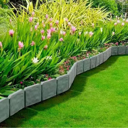 Decoratieve Graskanten in Steenlook (10 Stuks)