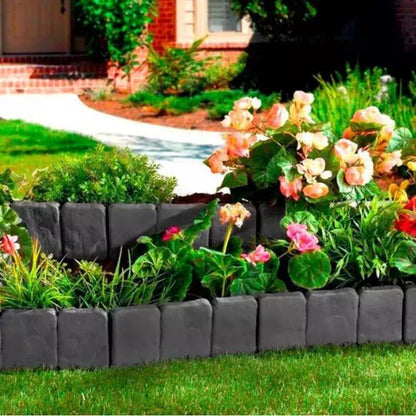 Decoratieve Graskanten in Steenlook (10 Stuks)