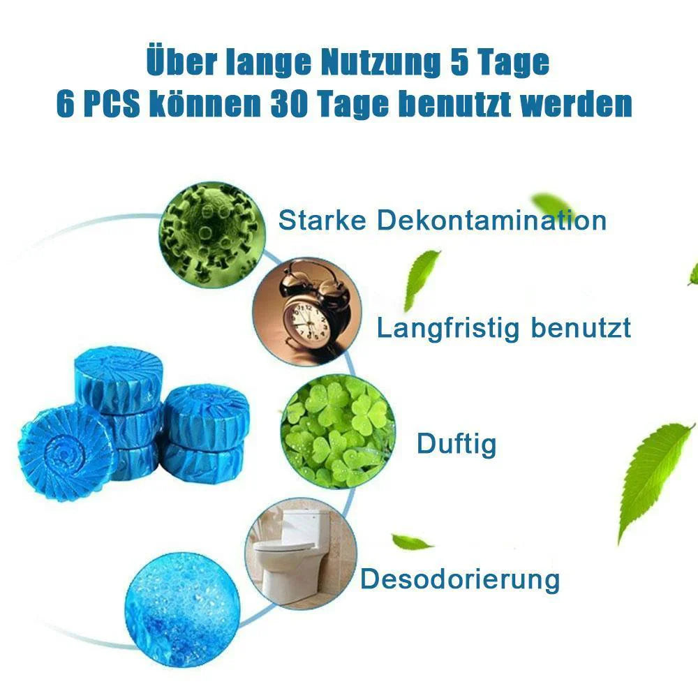 Zelfreinigende Toilettabletten voor Langdurige Frisheid (10 Tabbladen)