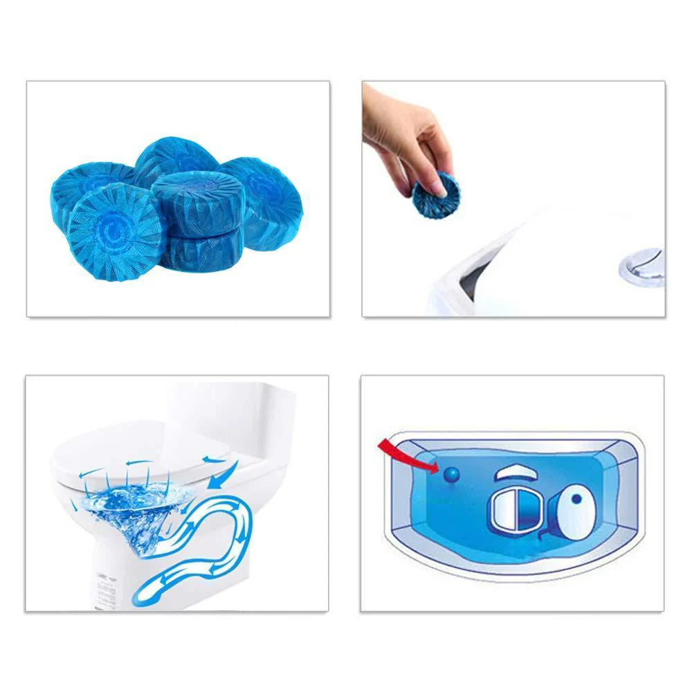 Zelfreinigende Toilettabletten voor Langdurige Frisheid (10 Tabbladen)